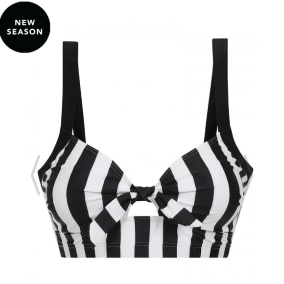 Collectif Other - Collectif beetle stripe bikini top